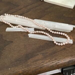 Pink Fresh Water Pearl Necklace